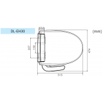 Panasonic 樂聲 DL-EH30：電動智能潔廁板，溫水沖洗，便座加熱，不銹鋼噴咀